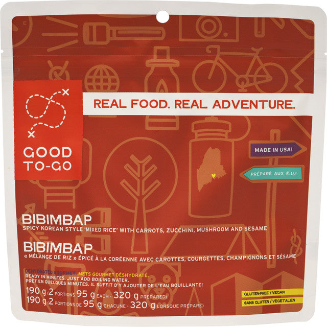 Good To Go Food - Korean Bibimbap - KBM Outdoors