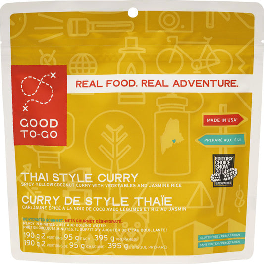 Good To Go Food - Thai Curry - KBM Outdoors