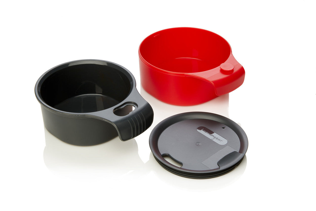 GSI GoKit (Bowl, Plate, Utensils + Toothpick) Various Size & Color Options - KBM Outdoors