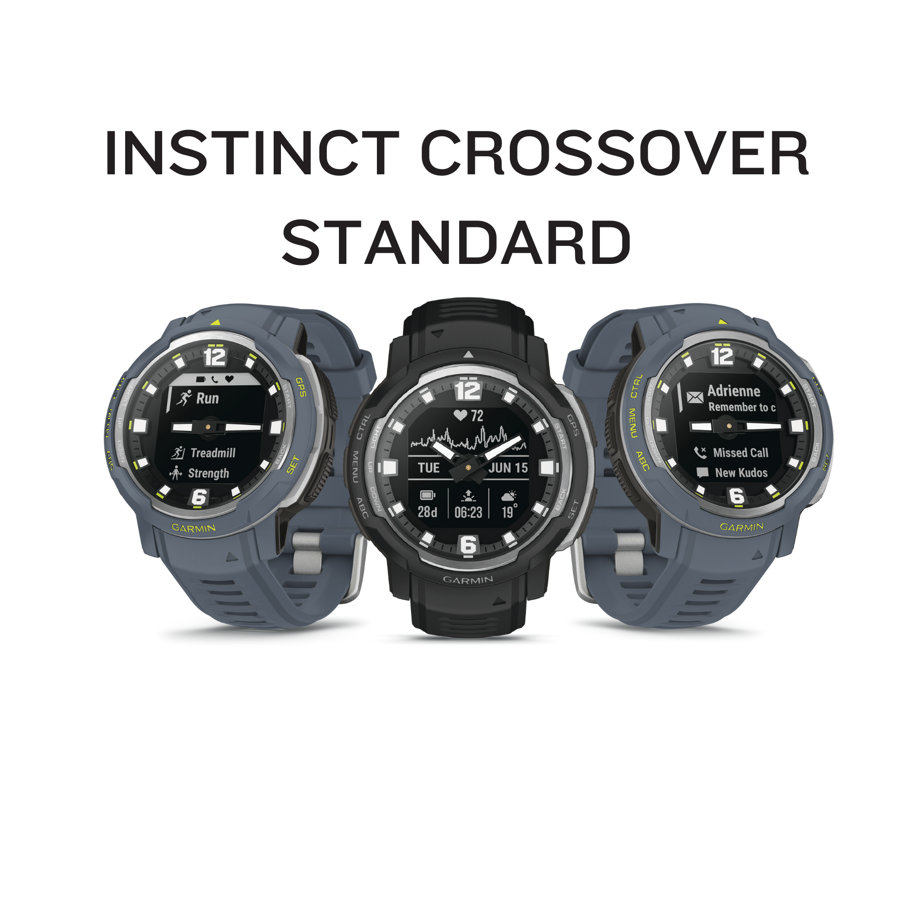 Garmin Instinct Crossover - Standard Edition Smartwatch (010-02730 Garmin Instinct Crossover - Standard Edition Smartwatch (010-02730
