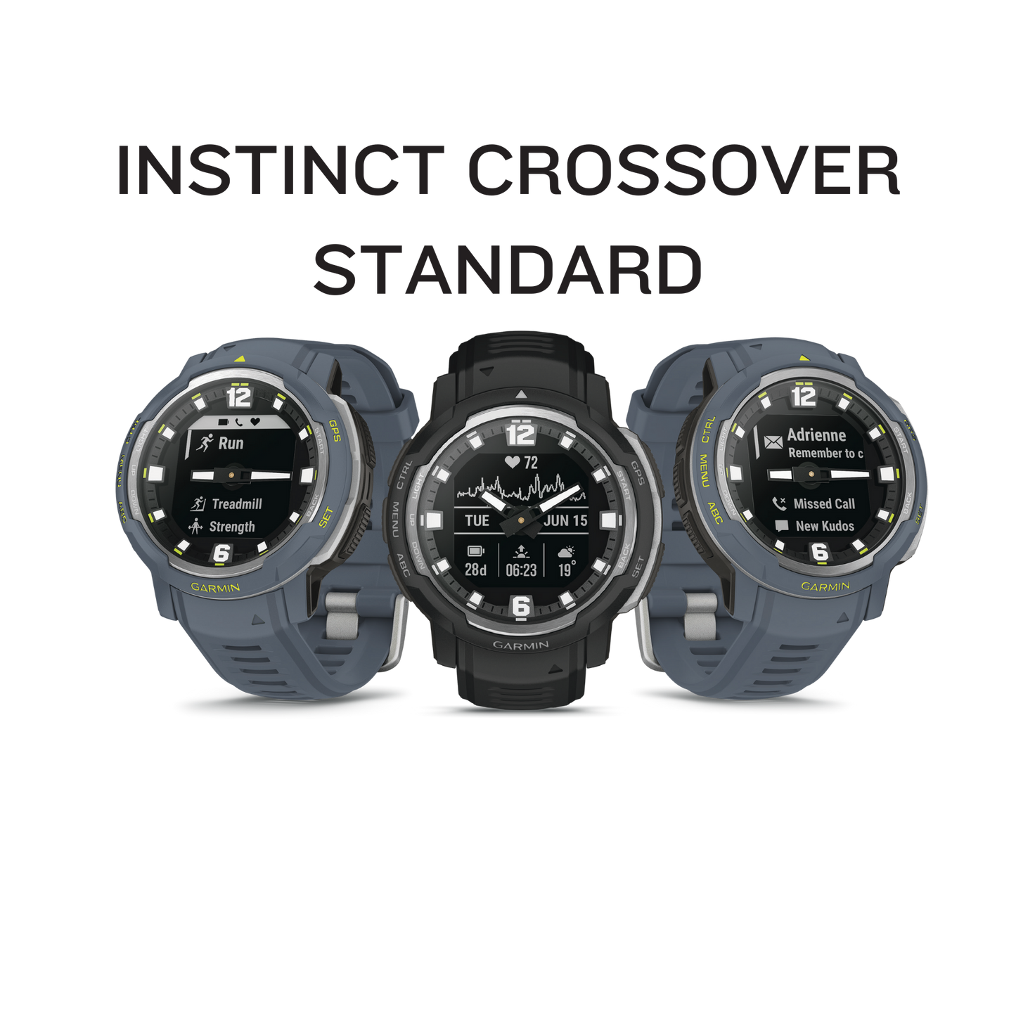 Garmin Instinct Crossover - Standard Edition Smartwatch (010-02730-xx)