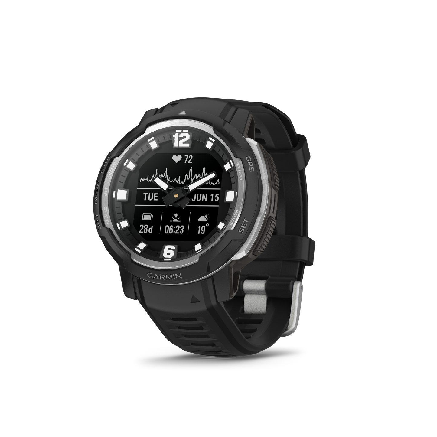 Garmin Instinct Crossover Standard Edition Smartwatch (010-02730-xx) MRP