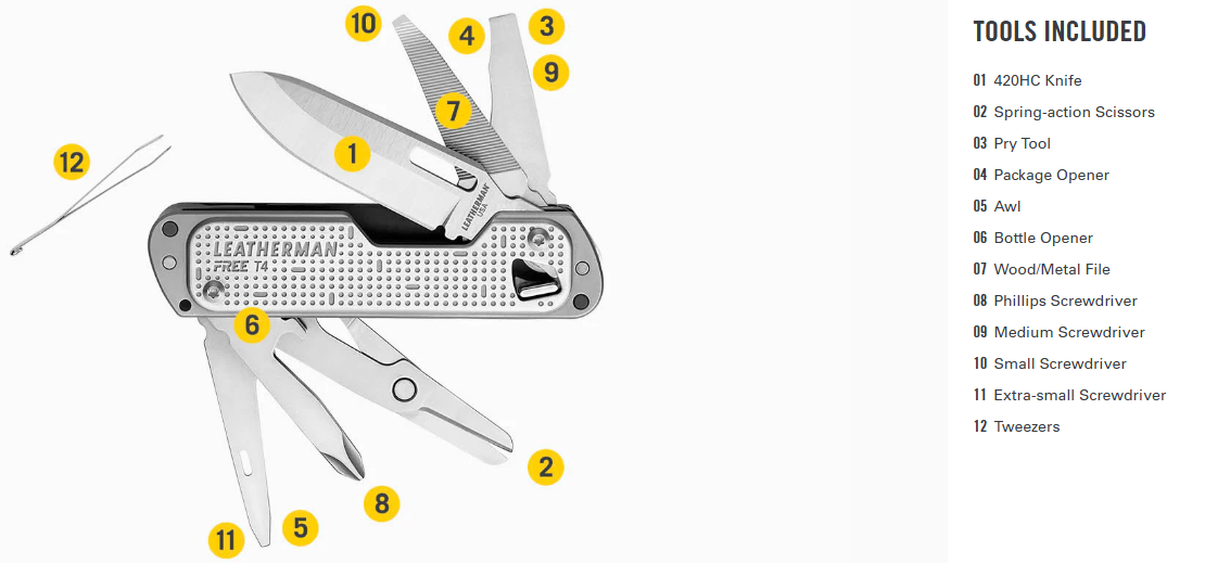 Leatherman Free T4 Multi-tool