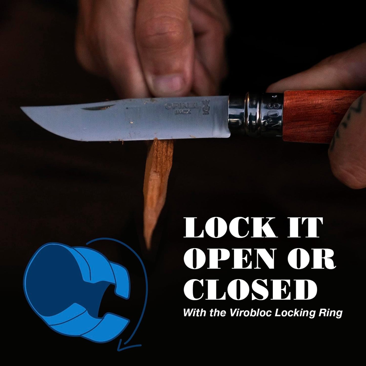 Opinel Luxe Knife - Bubinga