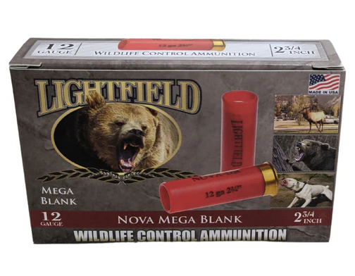 Lightfield 12 Gauge Nova Blank Non-Projectile Distraction Round Ammunition (5 pack) - KBM Outdoors