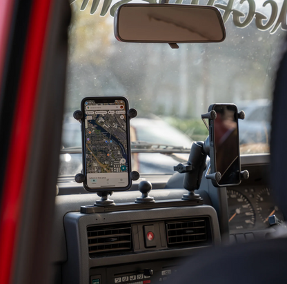 RAM Mounts - 9" Modular Aluminum Black RAM Tough-Track (RAM-TRACK-EX-A9-BU)