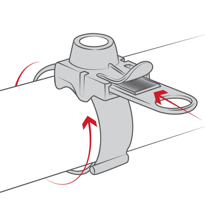 RAM Mounts - EZ-Strap Rail Mount with Double Ball and Diamond Base Adapter (RAP-SB-187U)