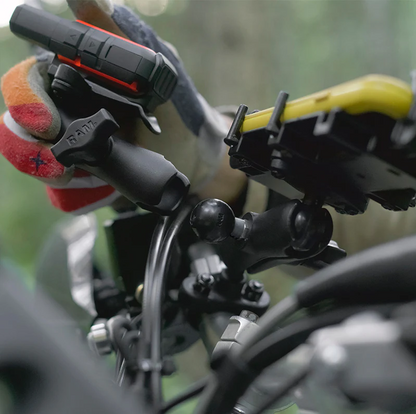 RAM Mounts - Spine Clip Holder with Ball for Garmin Handheld Devices - B Size (RAM-B-202-GA76U)