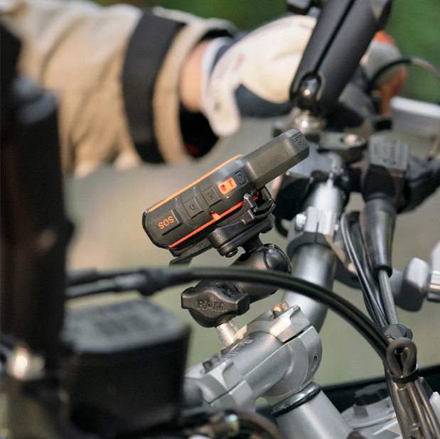 RAM Mounts - Spine Clip Holder with Ball for Garmin Handheld Devices - B Size (RAM-B-202-GA76U)