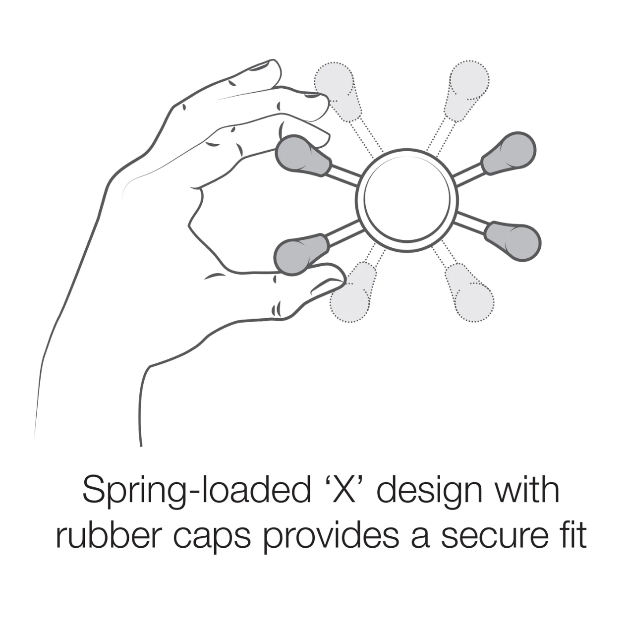 RAM Mounts - X-Grip Universal Phone Holder with Ball - B Size (RAM-HOL-UN7BU)