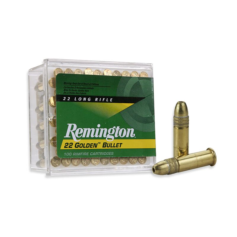 Remington 22LR Golden Bullet HV 36 Grain GP Ammunition 100rd/box