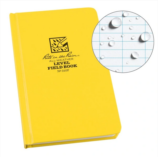 Rite in the Rain Hard Cover Book 4.75"x7.5" - Level Pattern - No. 310F