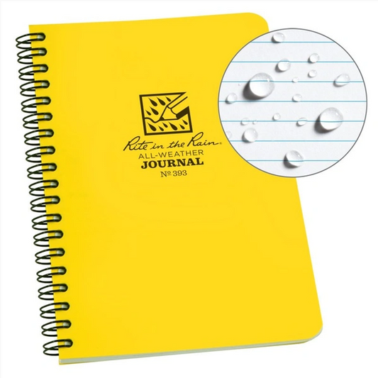 Rite in the Rain Side Spiral Notebook 4.5"x7" - Journal Pattern - No. 393