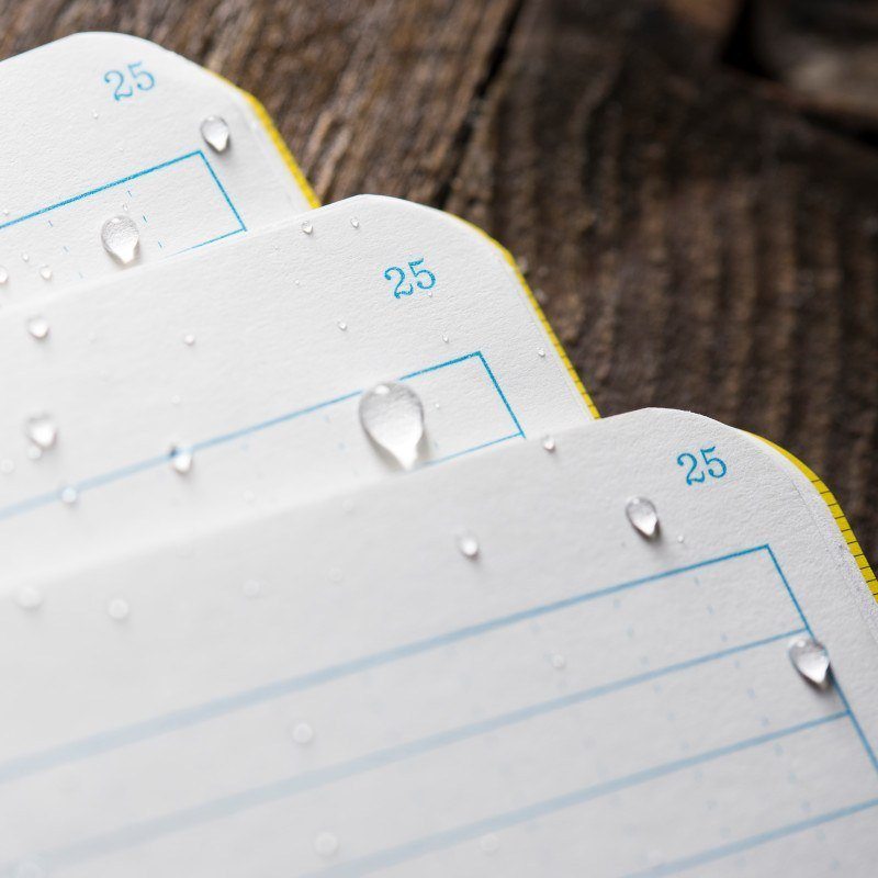 Rite in the Rain Stapled Notebooks 3.25"x4.5" - Universal Pattern - 3 Pack - No. 371FX-M