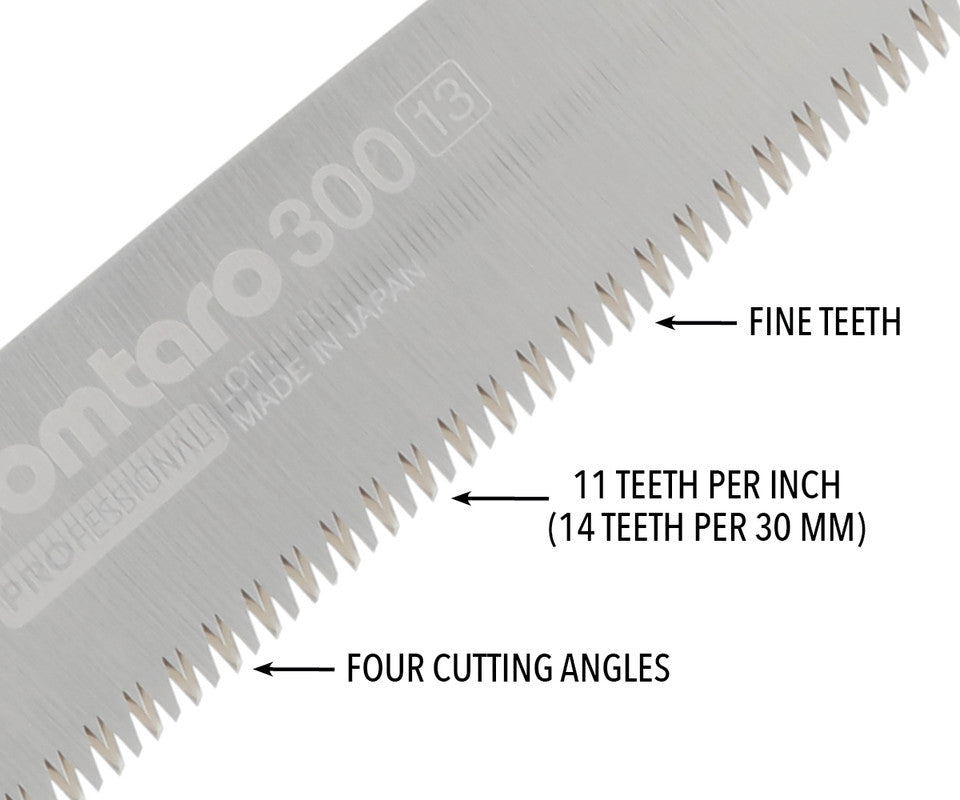 Silky Gomtaro Hand Saw 300 - Straight - Fine Teeth - Replacement Blade (105-30)