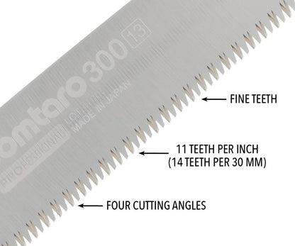 Silky Gomtaro Hand Saw 300 - Straight - Fine Teeth - Replacement Blade (105-30)
