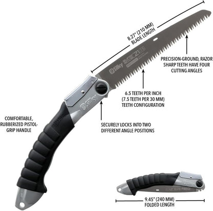 Silky Super Accel Folding Saw 210 - Straight - Large Teeth (119-21)