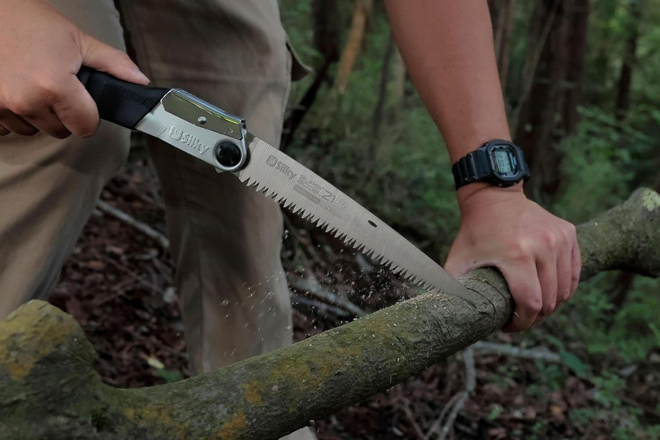 Silky Super Accel Folding Saw 210 - Straight - Large Teeth (119-21)