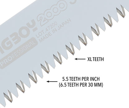 Silky Bigboy 2000 Folding Saw 360 - Curved - XLarge Teeth (356-36)
