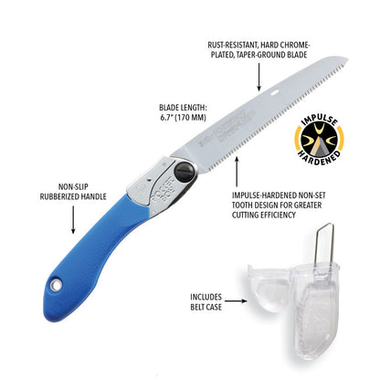 Silky Pocketboy Folding Saw 170 - Straight - Fine Teeth (342-17)
