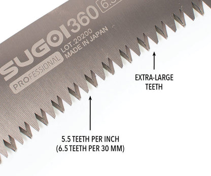Silky Sugoi Pro Arborist Sheath Saw 360 - Curved - XLarge Teeth (390-36)
