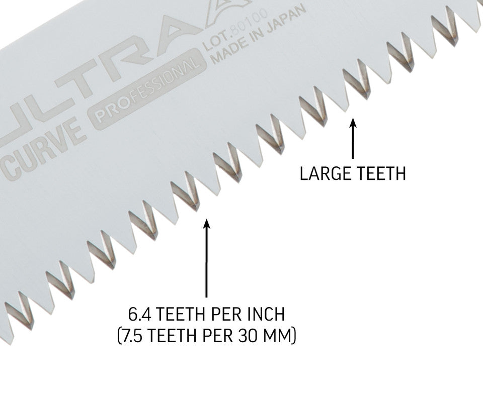 Silky Ultra Accel Folding Saw 240 - Curved - Large Teeth - Replacement Blade (447-24)