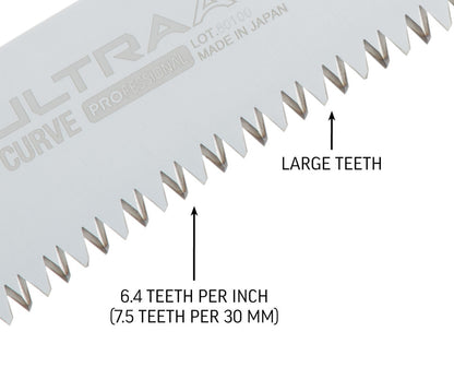 Silky Ultra Accel Folding Saw 240 - Curved - Large Teeth - Replacement Blade (447-24)