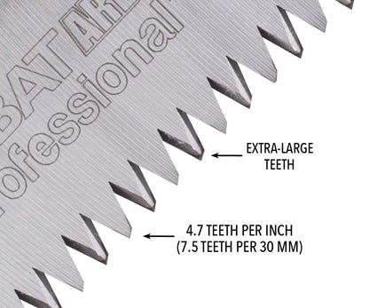 Silky Zubat Arborist Pro Hand Saw 330 - Curved - XLarge Teeth (722-33)