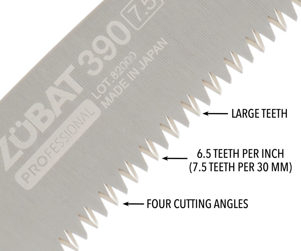 Silky Zubat Hand Saw 390 - Curved - Large Teeth (270-39)