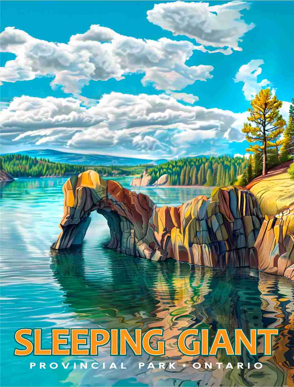 Sleeping Giant Gift Stickers