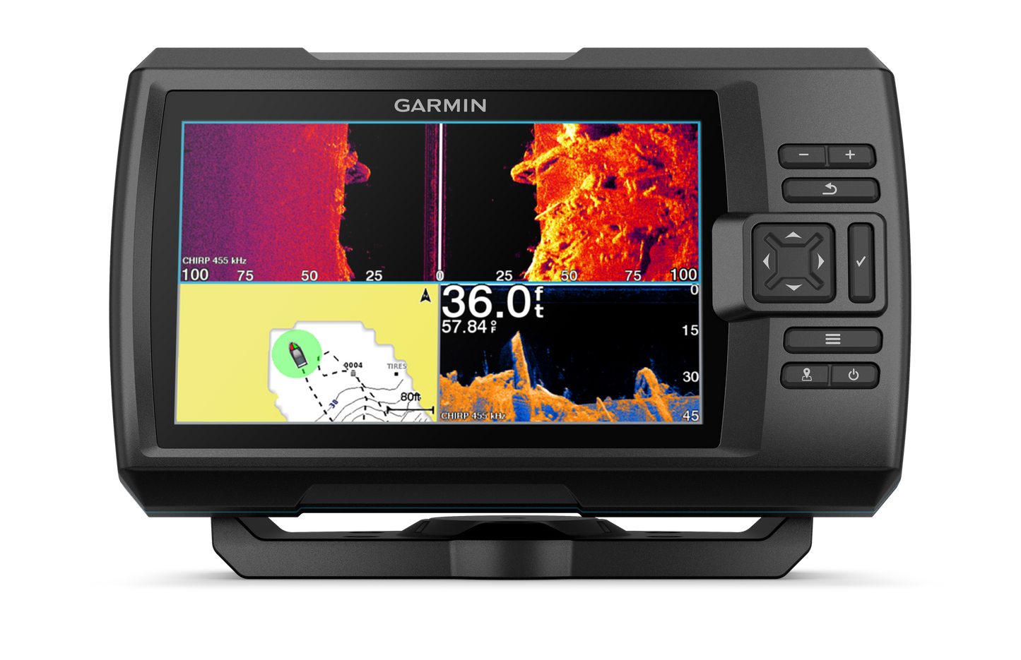 Garmin Striker Vivid 7sv - 7" Fishfinder with optional GT52-TM Transducer (010-02553-xx)