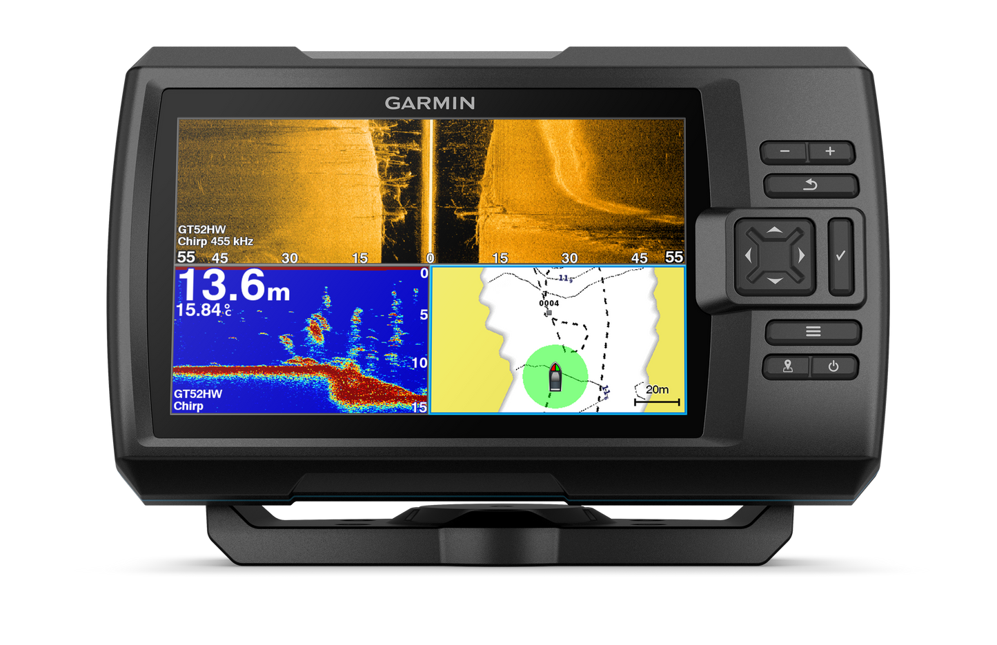 Garmin Striker Vivid 7sv - 7" Fishfinder with optional GT52-TM Transducer (010-02553-xx)