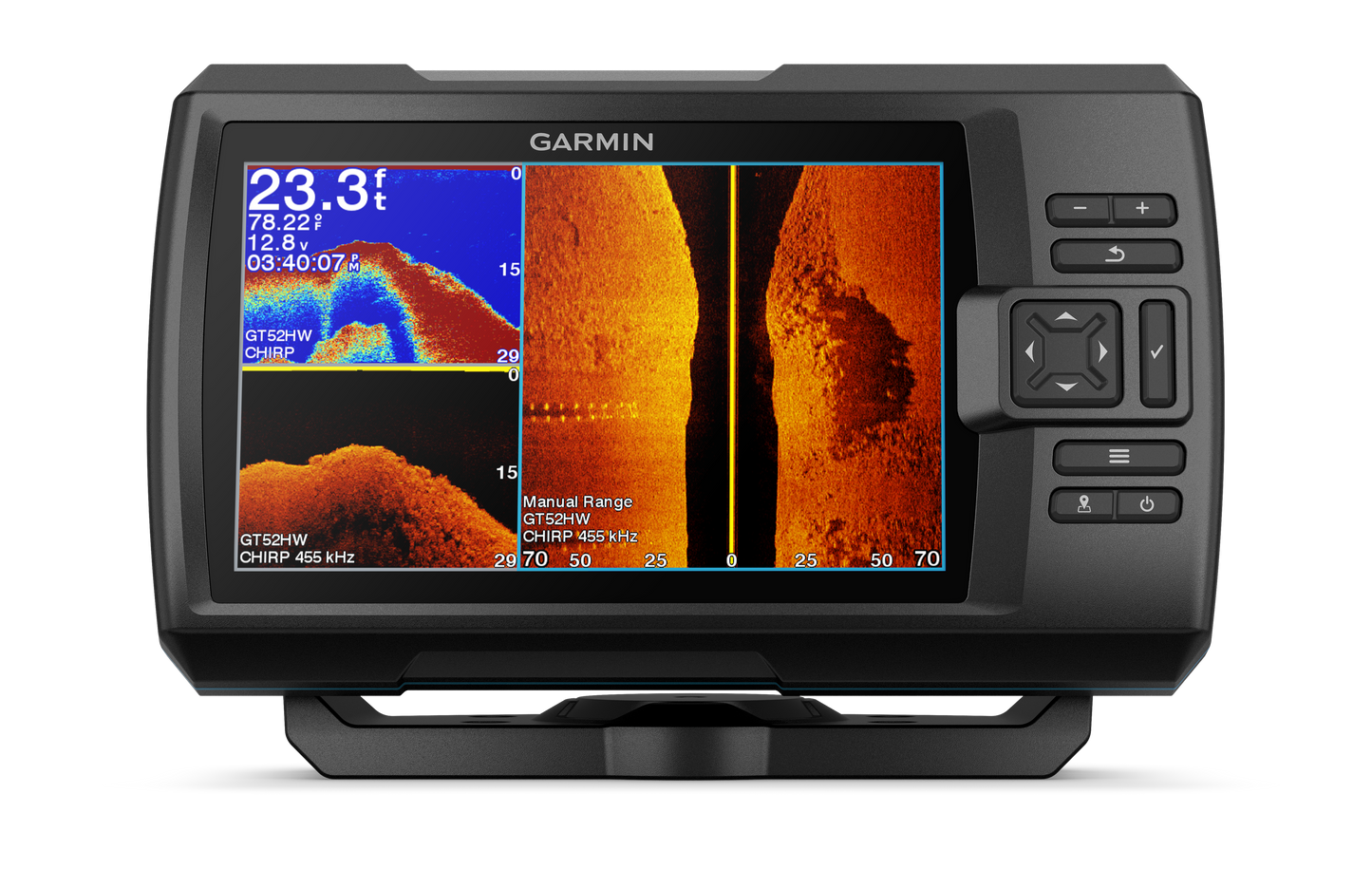 Garmin Striker Vivid 7sv - 7" Fishfinder with optional GT52-TM Transducer (010-02553-xx)