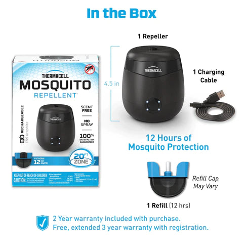 E55 Rechargeable Mosquito Repeller 20 Foot Coverage - KBM Outdoors