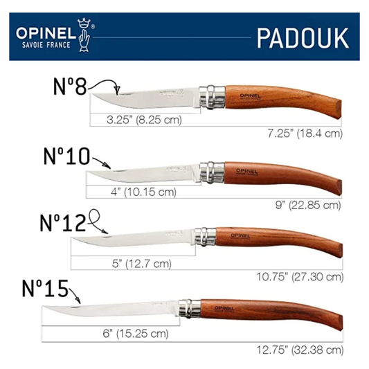 Opinel Bubinga Slim / Skinning Knives