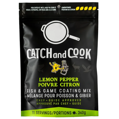 Mélange d'enrobage pour poisson et gibier Catch and Cook - Citron Poivre