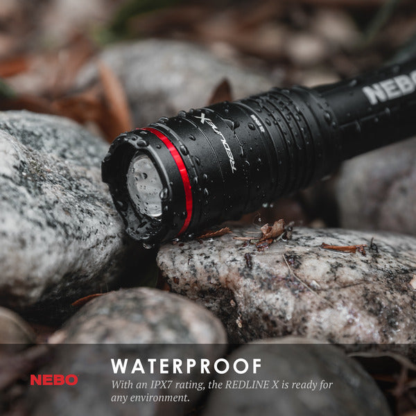 Nebo Redline X Black RC White COB Rechargeable Flashlight - KBM Outdoors