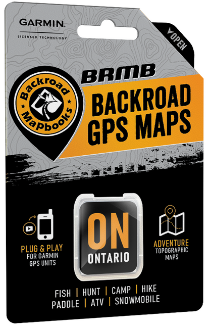 Backroad Mapbooks GPS Maps - SD Card Ontario - KBM Outdoors