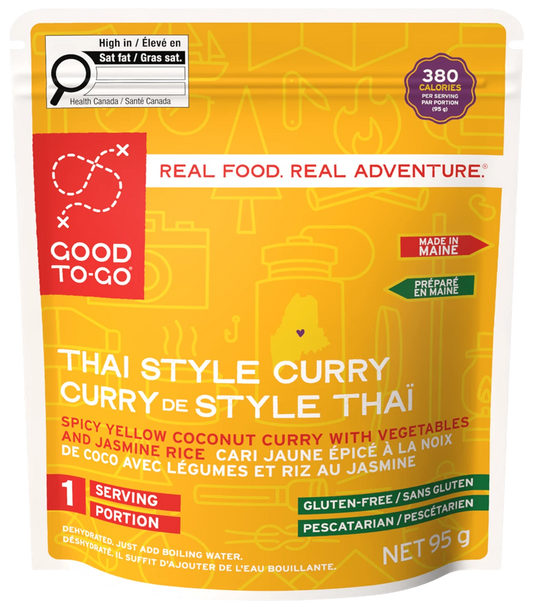 Good To Go Food - Plat déshydraté Curry Thaï