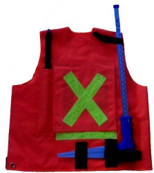 Field Gear - Forester Vest Ultimate Cordura with Stripe (Orange & Red)