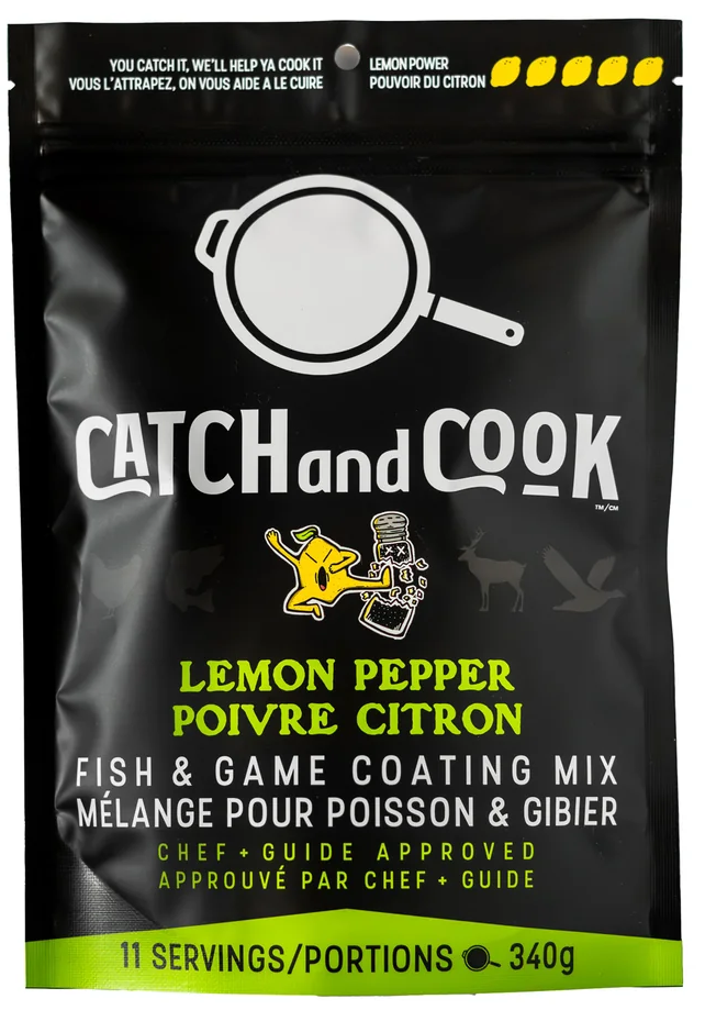 Catch and Cook Fish & Game Coating Mix - Lemon Pepper