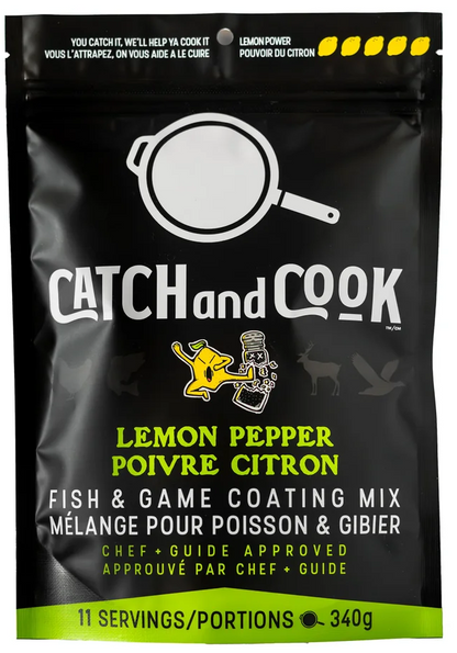 Catch and Cook Fish & Game Coating Mix - Lemon Pepper