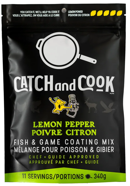 Catch and Cook Fish & Game Coating Mix - Lemon Pepper