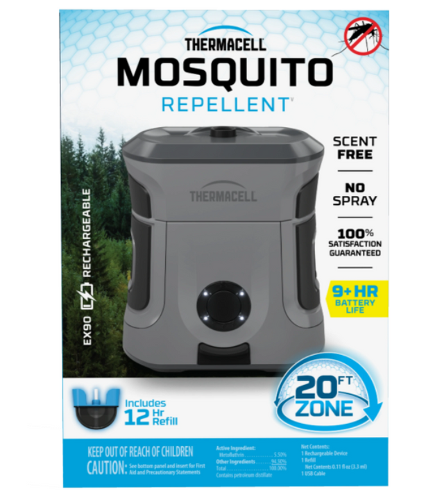 Thermacell EX90 Rechargeable Radius Mosquito Repeller - KBM Outdoors