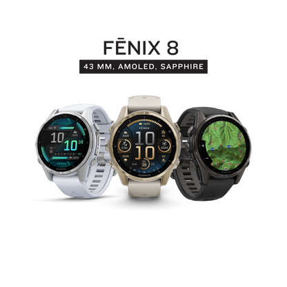 Garmin Fenix 8 - 43mm AMOLED Smartwatch (010-02903-XX)