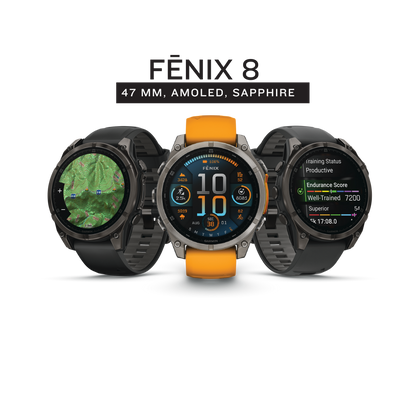 Garmin Fenix 8 – 47mm AMOLED Smartwatch (010-02904-xx)