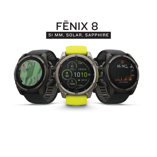 Garmin Fenix 8 – 51mm SOLAR Sapphire Smartwatch (010-02907-xx)