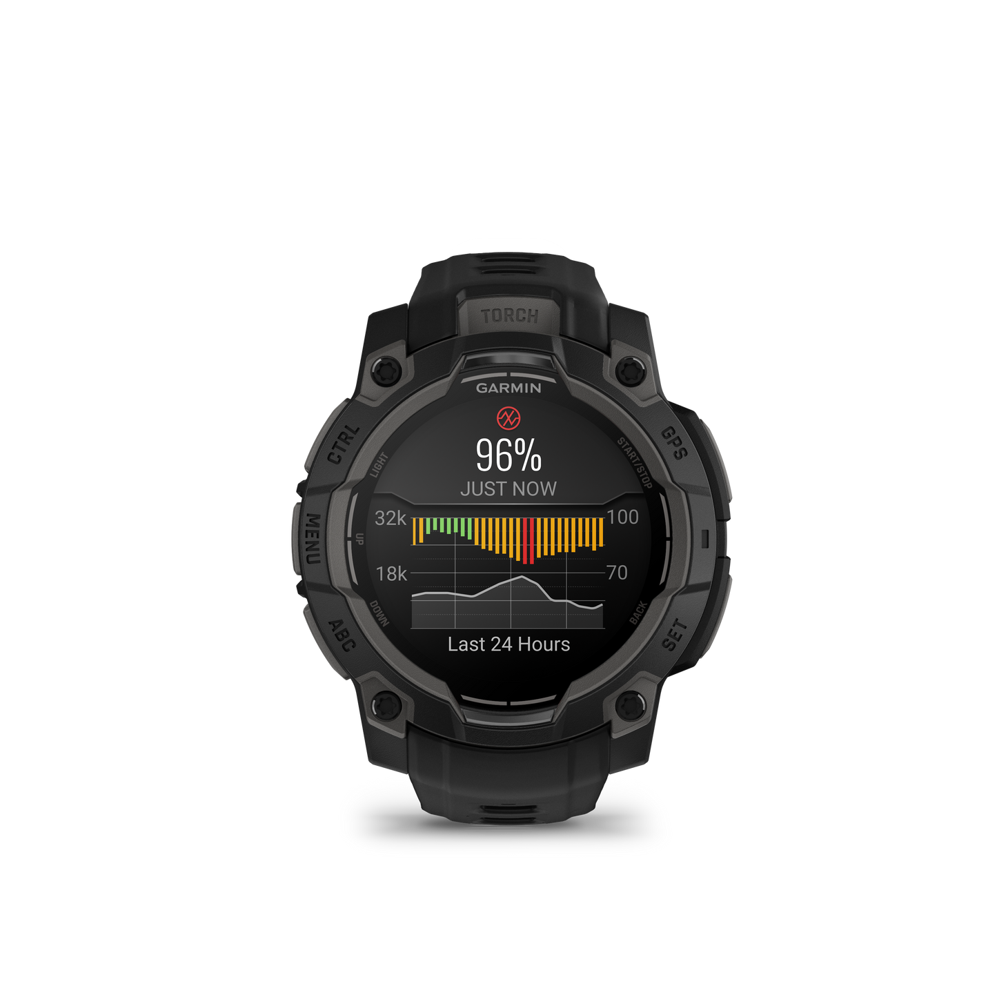 Garmin Instinct 3 – 45mm AMOLED GPS Smartwatch (010-02936-XX)