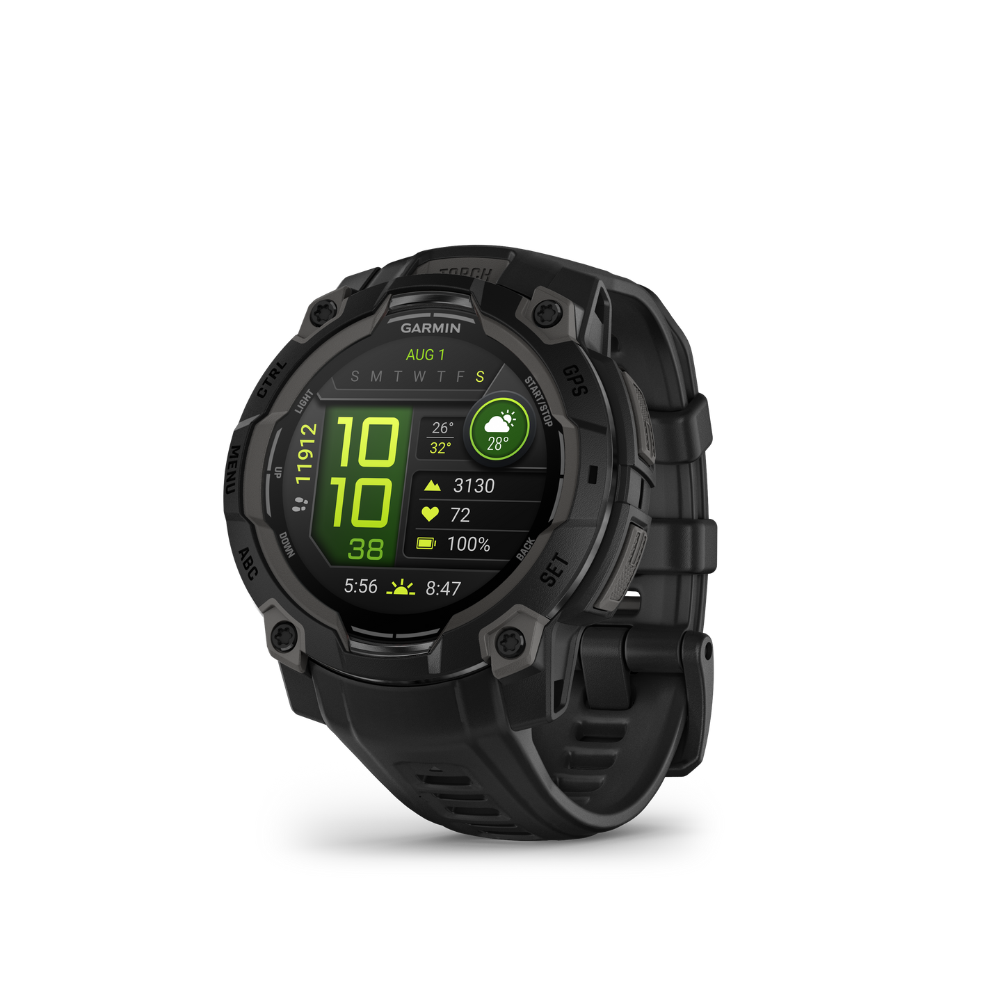 Garmin Instinct 3 – 45mm AMOLED GPS Smartwatch (010-02936-XX)