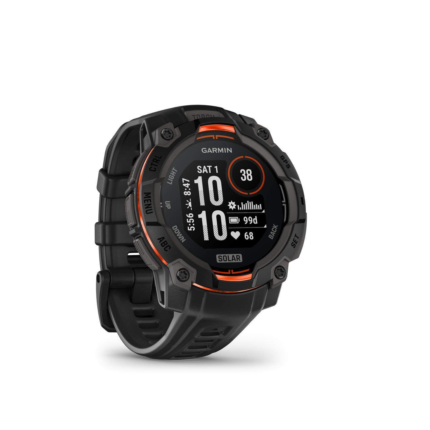 Garmin Instinct 3 – 45mm SOLAR GPS Smartwatch (010-02934-00)
